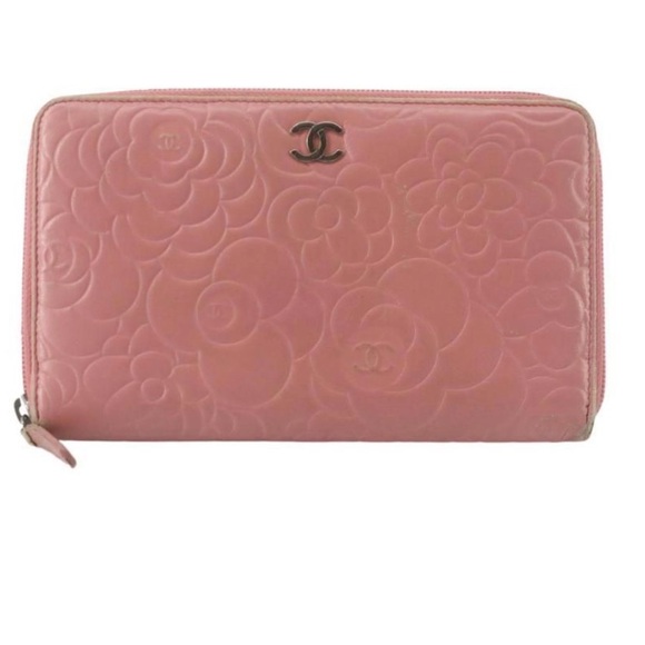 CHANEL Handbags - Chanel Camellia Long Wallet Zippy Organizer